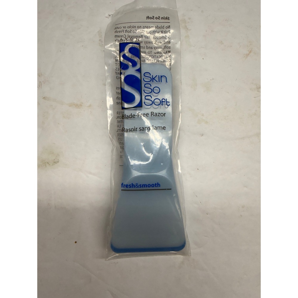 Avon Skin So Soft Blade-Free Razor Hair Removal Tool Fresh & Smooth Blue Plastic